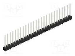 Connector: pin strips; pin header; male; PIN: 26; 2.54mm; THT; 1x26
