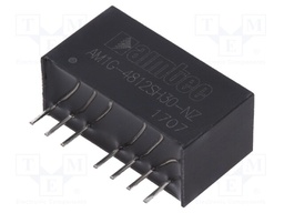 Converter: DC/DC; 1W; Uin: 36÷75V; 12VDC; Iout: 83mA; SIP8; 4.9g