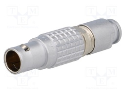 Connector: circular; Series: 1B; plug; male; soldering; for cable