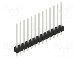 Connector: pin strips; pin header; male; PIN: 13; 2.54mm; THT; 1x13