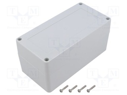 Enclosure: multipurpose; X: 80mm; Y: 160mm; Z: 45mm; ZP; ABS; gasket