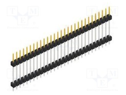 Connector: pin strips; pin header; male; PIN: 29; 2.54mm; THT; 1x29