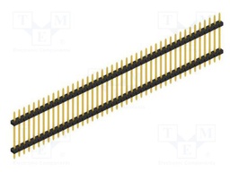 Connector: pin strips; pin header; male; PIN: 43; 2mm; THT; 1x43