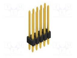 Connector: pin strips; pin header; male; PIN: 10; 1.27mm; THT; 2x5