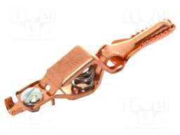 Crocodile clip; 10A; Grip capac: max.7.9mm; Overall len: 53.97mm