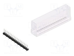 Connector: pin strips; pin header; male; PIN: 17; 2mm; SMT; 1x17