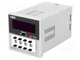 Counter: electronical; LED,mechanical indicator; pulses; 9999