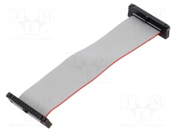 Ribbon cable with IDC connectors; Tape ph: 0.64mm; 101.6mm