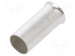 Tip: bootlace ferrule; non-insulated; 10mm2; 12mm; tinned; crimped