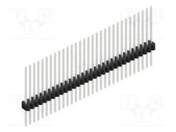 Connector: pin strips; pin header; male; PIN: 31; 1.27mm; THT; 1x31