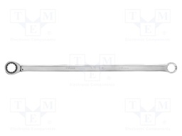 Wrench; box,with ratchet; 19mm; Chrom-vanadium steel; L: 425mm