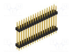 Connector: pin strips; pin header; male; PIN: 34; 2.54mm; THT; 2x17