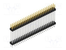 Connector: pin strips; pin header; male; PIN: 54; 2.54mm; SMT; 2x27