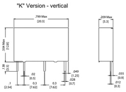 Relay: electromagnetic; SPST-NO; Ucoil: 24VDC; 5A/250VAC; 5A/30VDC