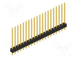 Connector: pin strips; pin header; male; PIN: 20; 2.54mm; THT; 1x20