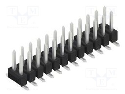 Connector: pin strips; pin header; male; PIN: 24; 2.54mm; SMT; 2x12