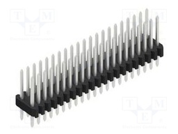 Connector: pin strips; pin header; male; PIN: 42; 1.27mm; THT; 2x21