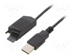 Connecting cable; DIN; IP20; Len: 2.5m; Body dim: 15x50x19mm