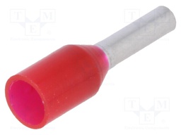 Bootlace ferrule; insulated; copper; Insulation: polypropylene