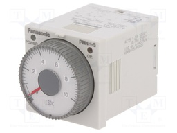 Timer; 0,1s÷500h; DPDT; 250VAC/5A; 24VAC; 24VDC; socket,on panel