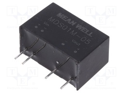 Converter: DC/DC; 1W; Uin: 10.8÷13.2V; 5VDC; Iout: 200mA; SIP7; 4.2g