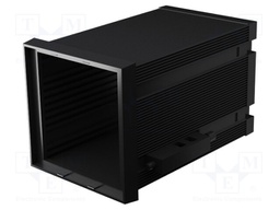 Enclosure: panel; X: 72mm; Y: 72mm; Z: 100mm; ABS + PC,PPO; black