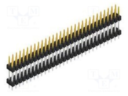 Connector: pin strips; pin header; male; PIN: 60; 2.54mm; THT; 2x30