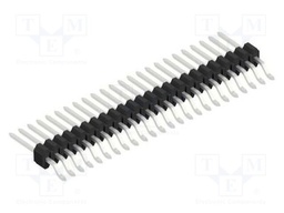 Connector: pin strips; pin header; male; PIN: 24; 1.27mm; SMT; 1x24