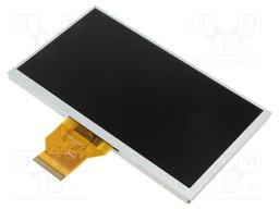 Display: TFT; 7"; 800x480; Illumin: LED; Dim: 165x100x5.75mm; RGB