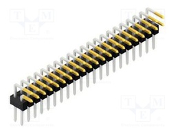 Connector: pin strips; pin header; male; PIN: 42; 2.54mm; THT; 2x21