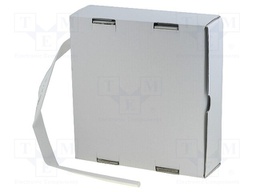 Heat shrink sleeve; glueless; 2: 1; 12.7mm; white; polyolefine