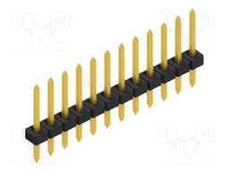 Connector: pin strips; pin header; male; PIN: 12; 2mm; THT; 1x12