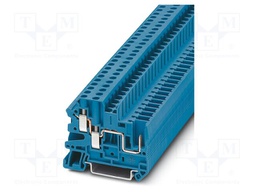 Splice terminal: rail; UT; PA; ways: 1; terminals: 3; W: 6.2mm