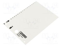 Label; 20x8mm; white; self-adhesive; 64pcs.