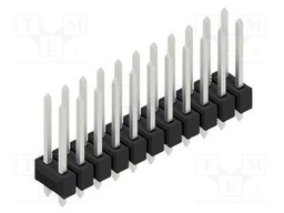 Connector: pin strips; pin header; male; PIN: 22; 2.54mm; THT; 2x11