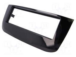 Radio mounting frame; Fiat; 1 DIN; black gloss