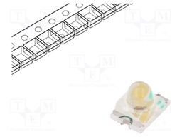 LED; SMD; 1209; red,hyper red; 7000÷9000mcd; 3.2x2.4x2.4mm; 20°