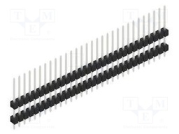 Connector: pin strips; pin header; male; PIN: 30; 2.54mm; THT; 1x30