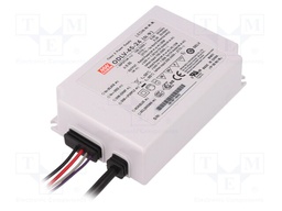 Power supply: switched-mode; LED; 45W; 24VDC; 1.88A; 90÷295VAC
