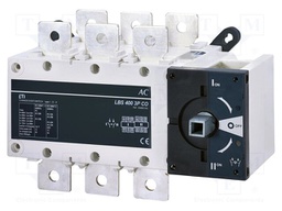 Mains-generator switch; Poles: 3; screw type; 400A; 690VAC; IP20