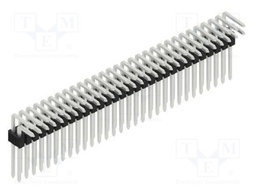 Connector: pin strips; pin header; male; PIN: 60; 1.27mm; THT; 2x30