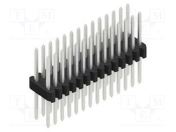 Connector: pin strips; pin header; male; PIN: 28; 1.27mm; THT; 2x14