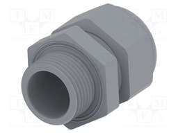Cable gland; without nut; M25; 1.5; IP68; Mat: polyamide; grey