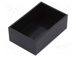 Enclosure: designed for potting; X: 30.5mm; Y: 45.5mm; Z: 16mm; ABS