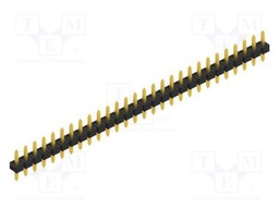 Connector: pin strips; pin header; male; PIN: 28; 2.54mm; THT; 1x28