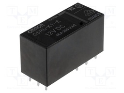 Relay: electromagnetic; SPDT; Ucoil: 12VDC; 16A/250VAC; 16A/24VDC