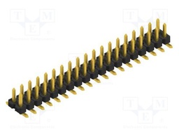 Connector: pin strips; pin header; male; PIN: 38; 2.54mm; SMT; 2x19