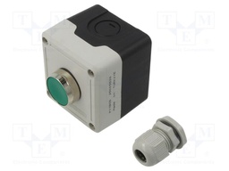 Control cassette; PY; No.of butt: 1; convex; IP65; polyamide; 6A