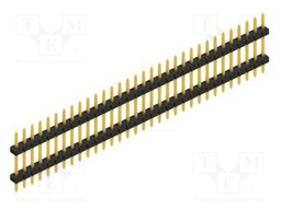 Connector: pin strips; pin header; male; PIN: 32; 2mm; THT; 1x32