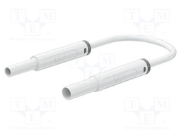 Test lead; 19A; banana socket 4mm,banana plug 4mm; insulated